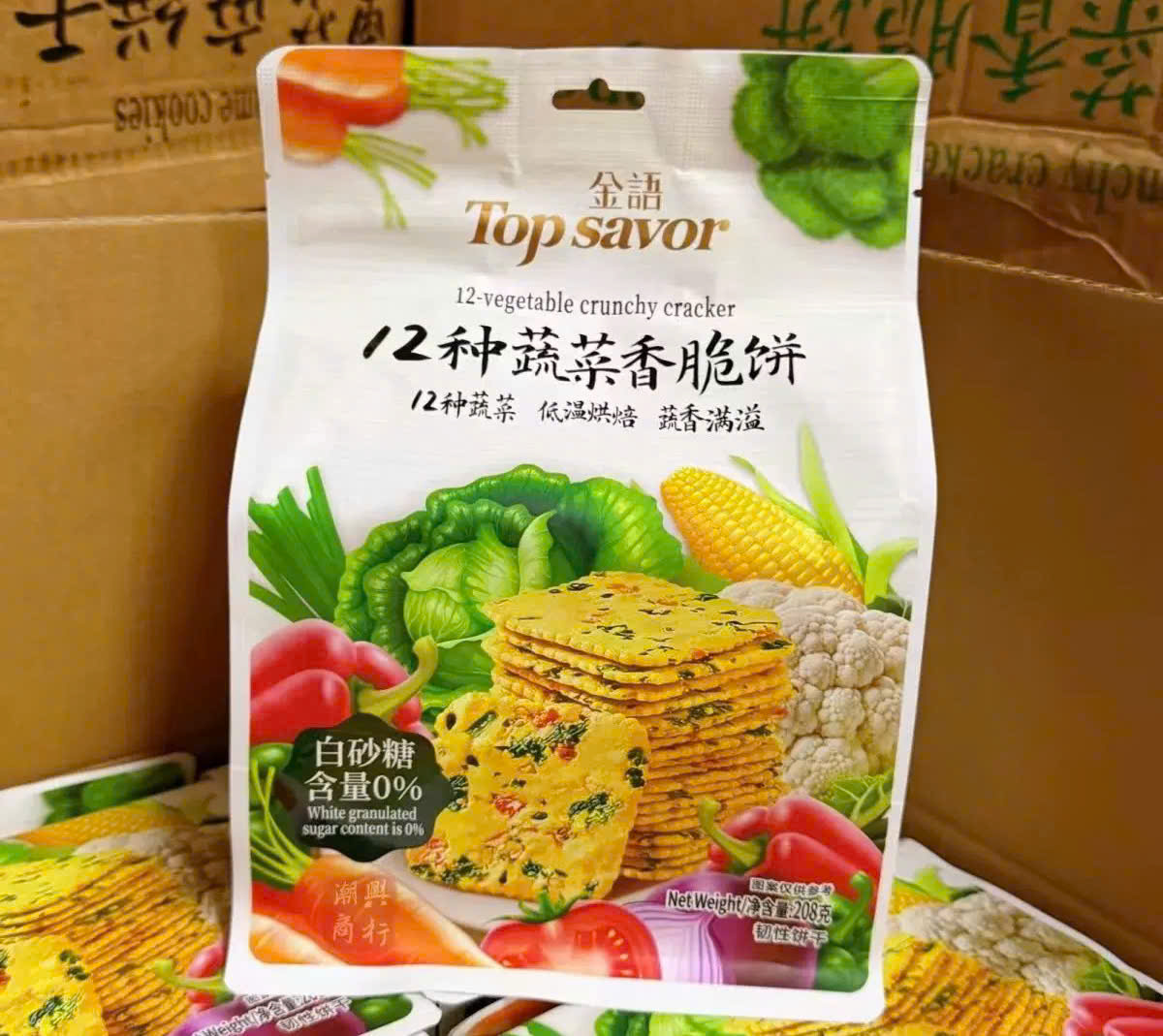 Bánh quy 12 vị rau củ Top Savor
